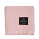 LullaLove Bambustekk 120x100 cm Puuderroosa