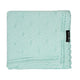Lullalove Avarate mustritega beebitekk 80x100 cm daisy mint