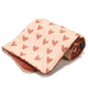 La Millou Cotto L beebitekk 110x140 cm Heartbeat Pink