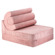 Wigiwama Baby multifunktsionaalne Flipster Pink Mousse pufi