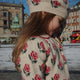 Konges Slojd Laste villane kampsun kraega Belou Knit Rose