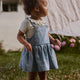 Lil' Atelier teksakleit lastele Medium Blue Denim EMB NMFFUNDA NMFFUNDA