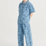Bobo Choses poiste denim särk Pickle the Dog kogu pind