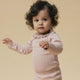 Lil' Atelier pika varrukaga beebi slim-body Misty Rose NBFRACHEL