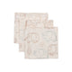 Jollein musliinist lapid 31x31cm elevantide lugusid 3-pakk