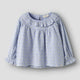 Lil' Atelier Laste pluus tüdrukutele volangidega Zen Blue NMFTESSIE