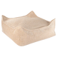 Wigiwama Square beebipuff Ottoman Brown Sugar