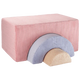 Wigiwama beebipuff Playset Pink Mousse Rainbow