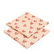 La Millou bambusest mähkmed, 2-pakend, Heartbeat Pink
