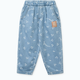 Liewood Borris trükimustriga kirsisüdamed teksapüksid, liivakarva / denim