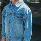Konges Slojd laste teksajakk Magot Denim Blu