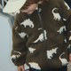 Konges Slojd laste fliisjakk Joddy Teddy GRS Dino Silhouette