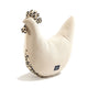 La Millou Granny Hen puuvillane imetamispadjakas sametist leopardikreem