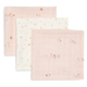 Jollein musliinmähkmed 31 x 31 cm Pretty Picnic, 3-pakk
