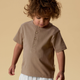 Lil' Atelier lühikeste varrukatega t-särk Len Loose Top Coca Mocha NMMDOLAN