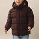 En Fant Laste tepitud jope Quilt Solid Coffee Bean